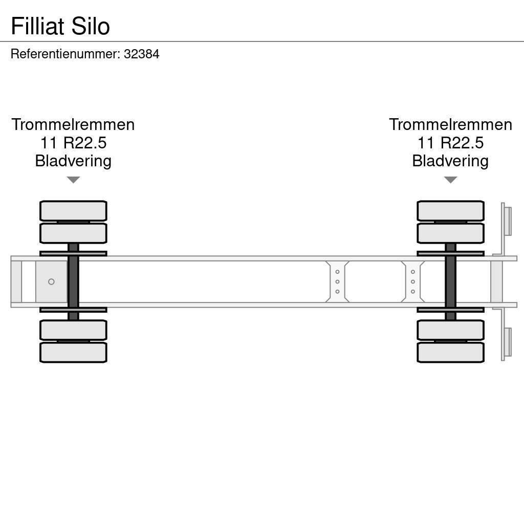  FILLIAT Silo Напівпричепи-автоцистерни