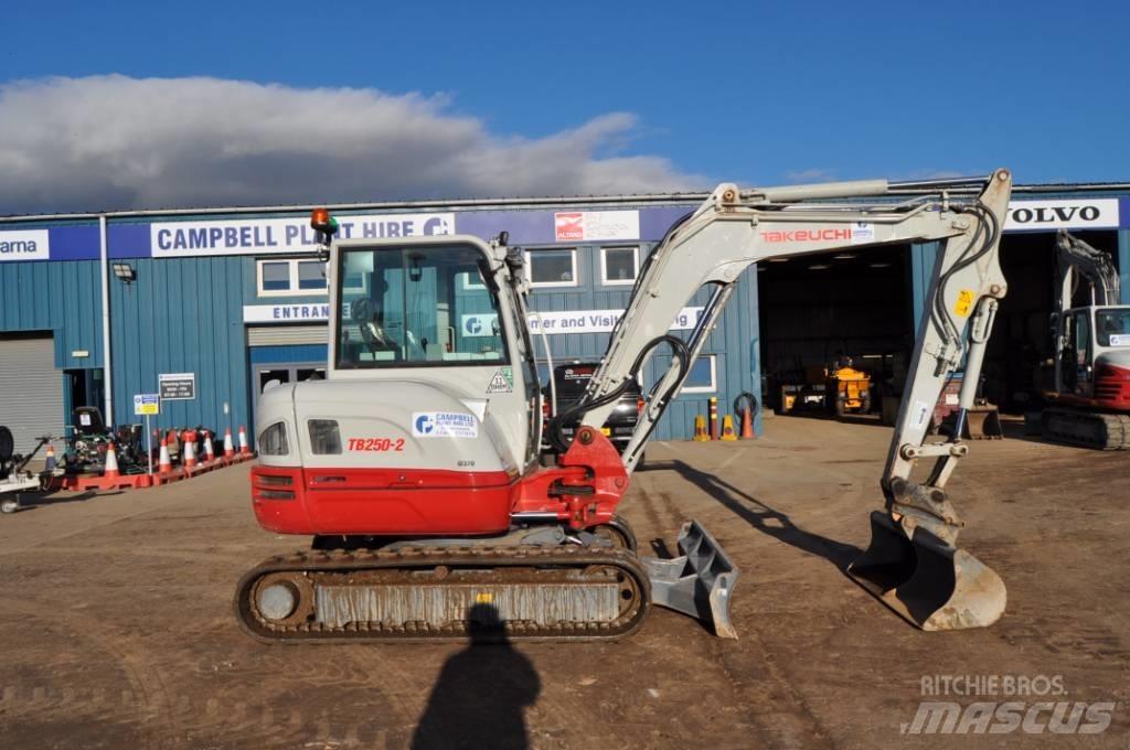 Takeuchi TB 250-2 Міні-екскаватори < 7т