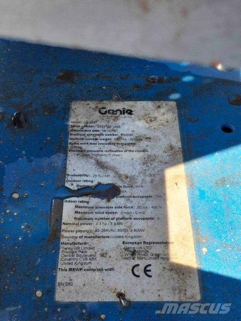 Genie GS4047 Підйомники-ножиці