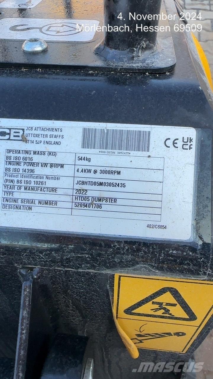 JCB HTD5 Міні самоскиди