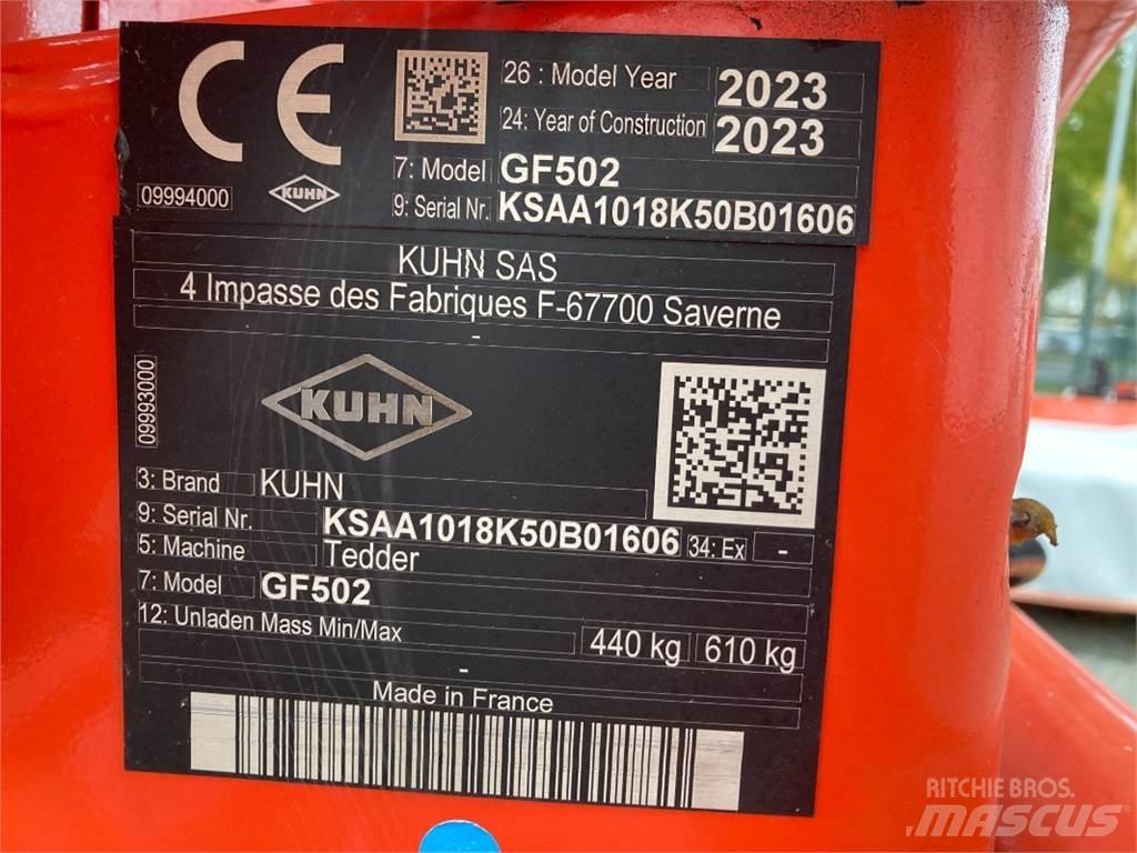 Kuhn GF 502 Граблі і сінозворушувачі