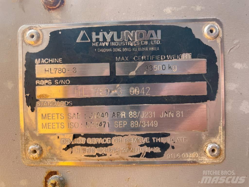 Hyundai HL 780-3 A Фронтальні навантажувачі