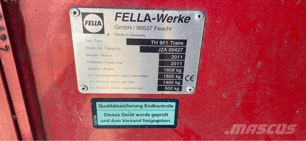 Fella TH901 trans Граблі і сінозворушувачі