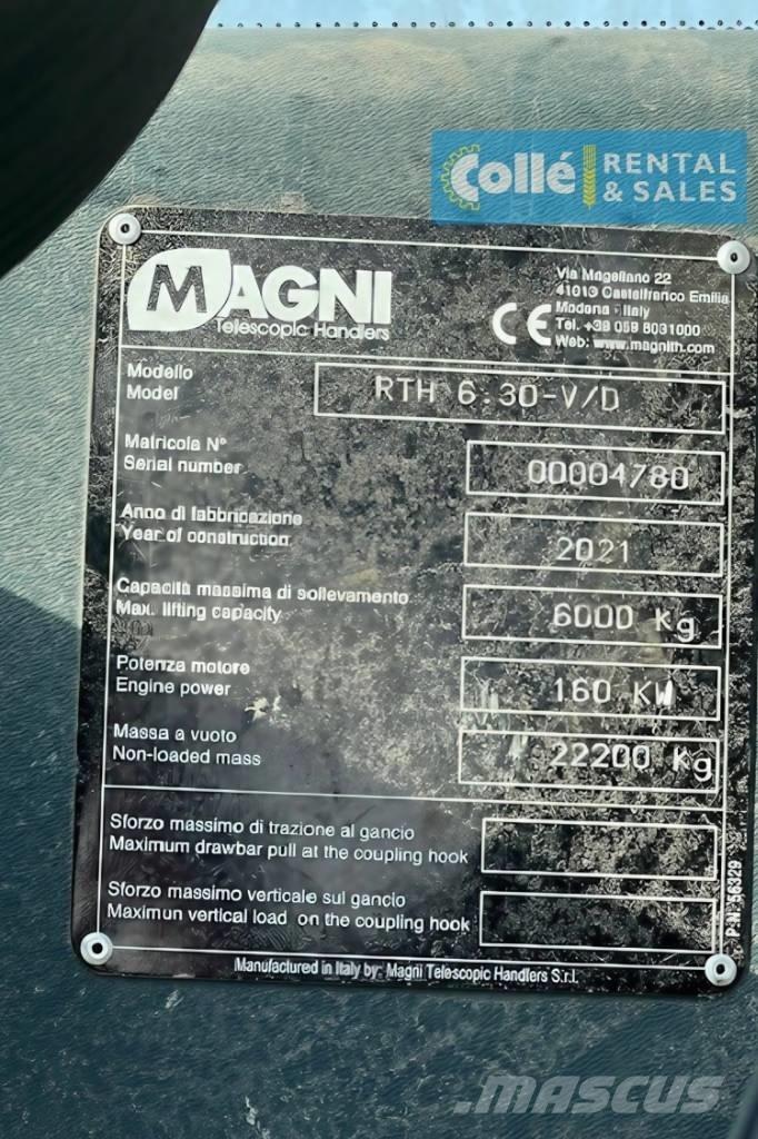 Magni RTH 6.30 | 2021 Телескопічні навантажувачі