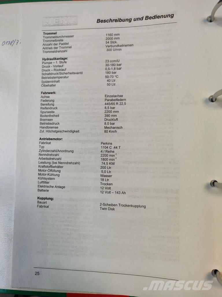 JENZ MU 2000D Знищувачі сміття  (шредери)