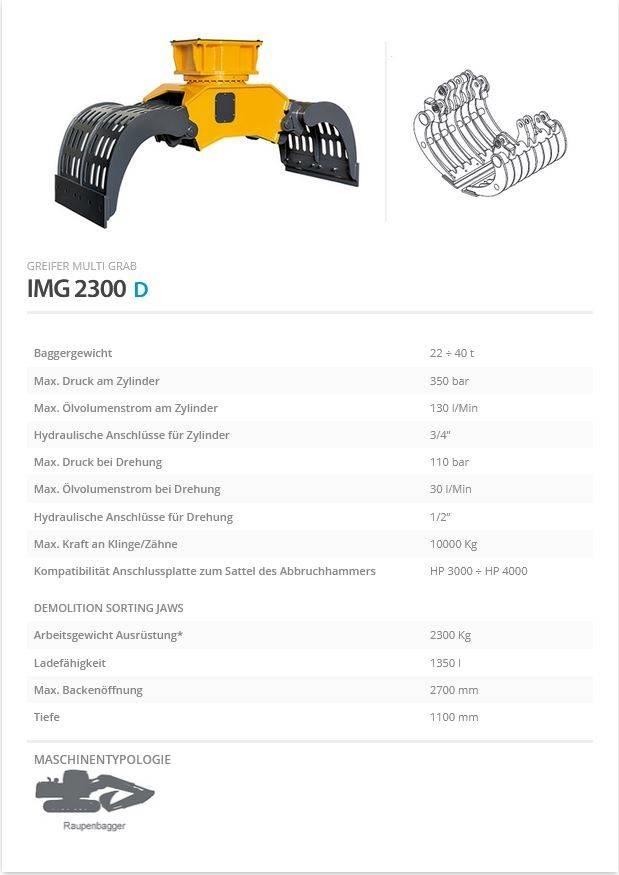Indeco IMG 2300 Грейфери