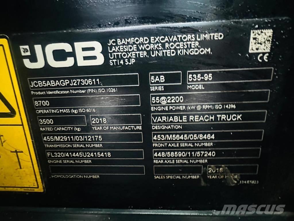 JCB 535-95 Телескопічний навантажувач