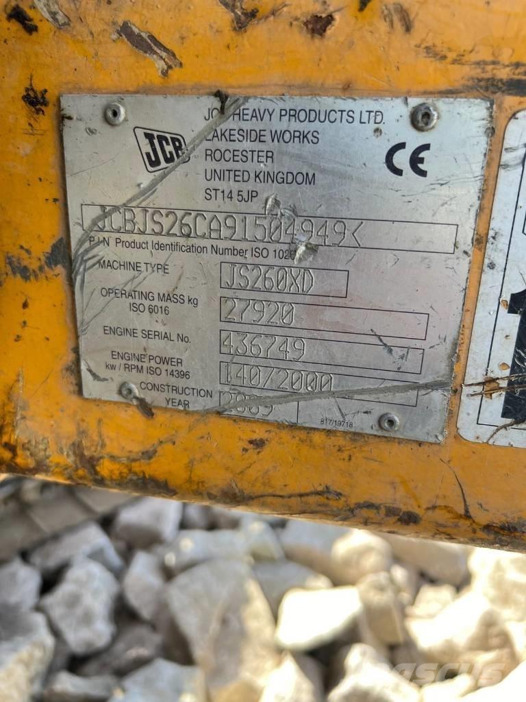 JCB JS 260 XD Гідравліка