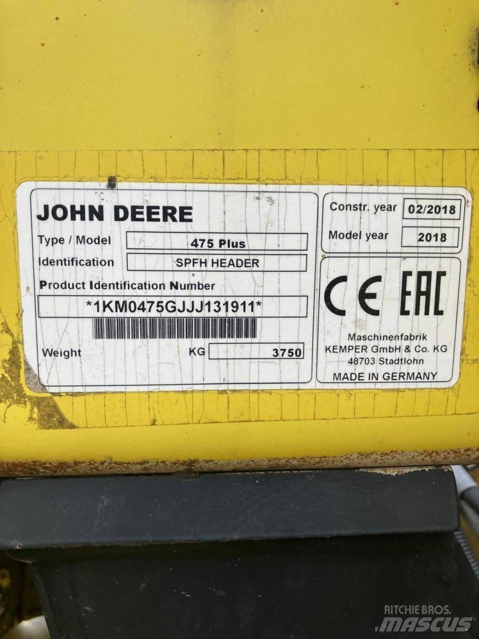 John Deere 8500 Кормозбиральні комбайни