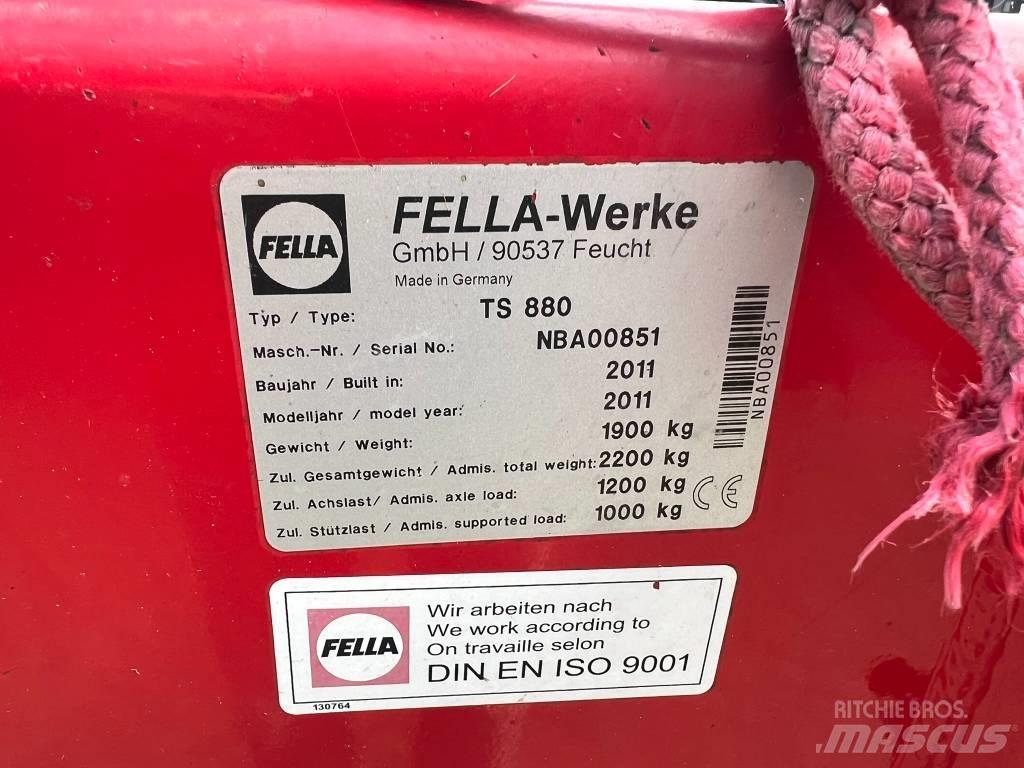 Fella TS 880 Рядкові жатки