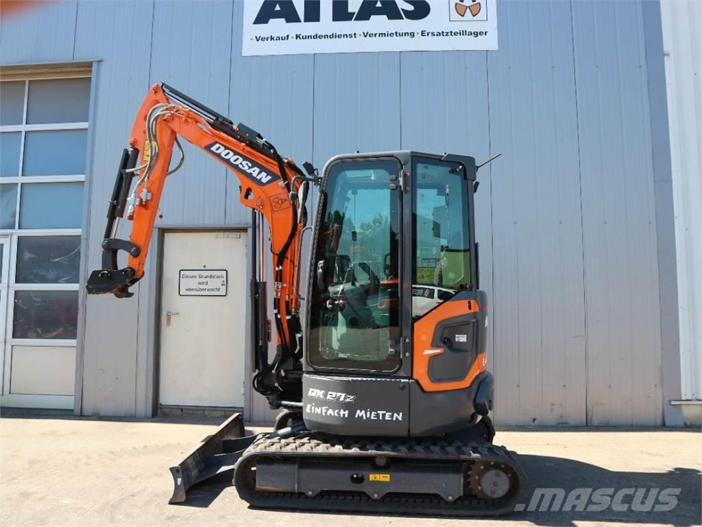 Doosan DX27Z-7 Міні-екскаватори < 7т