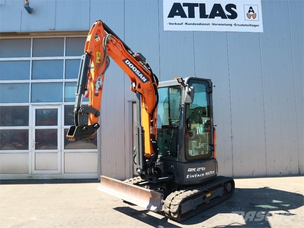 Doosan DX27Z-7 Міні-екскаватори < 7т