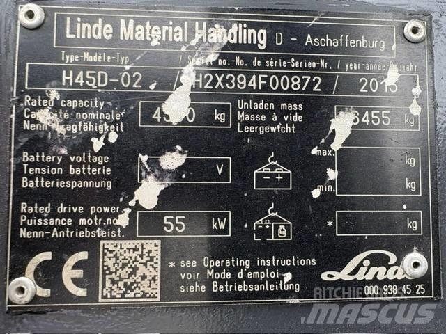 Linde H 45 D Дизельні навантажувачі
