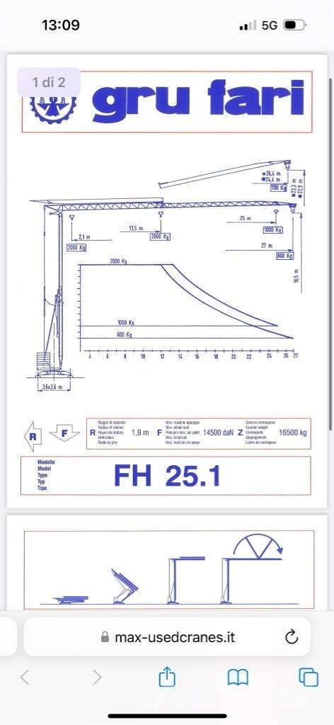 Fari FH 25.01 Монтажний кран
