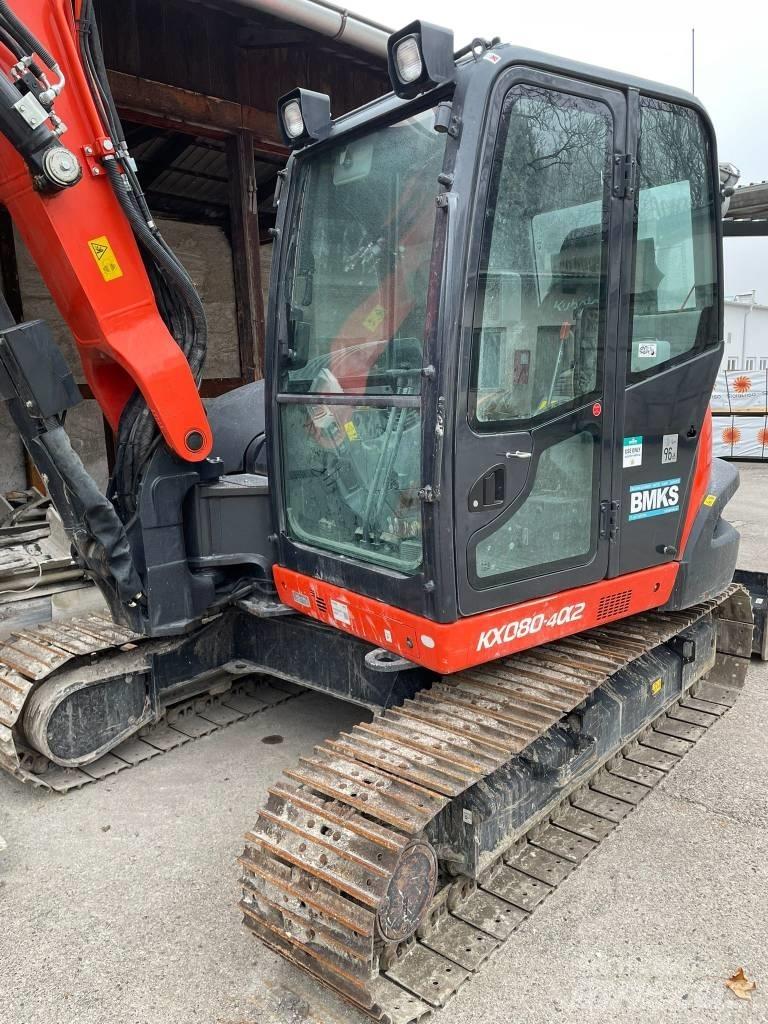 Kubota KX 080-4a2 Середні екскаватори 7т. - 12т.