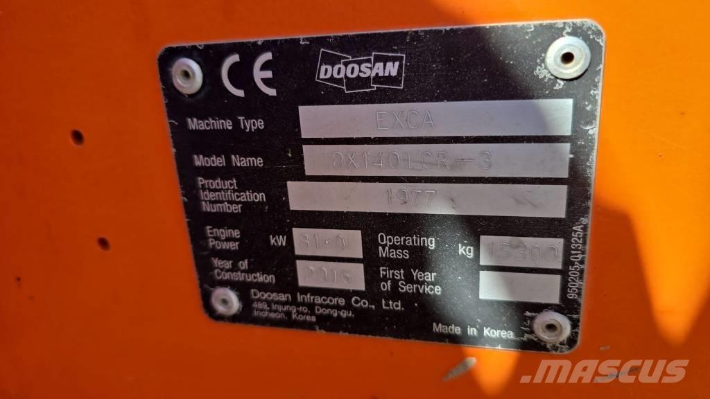 Doosan DX 140 LCR-3 Гусеничні екскаватори