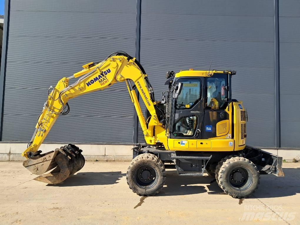 Komatsu PW98MR-11E0 Колісні екскаватори