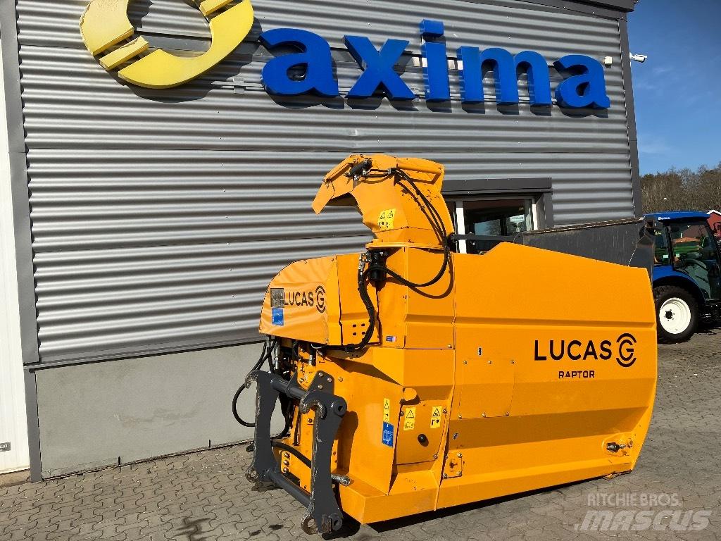 Lucas Raptor Роздрібнювачі, різаки і розпаковувачі тюків