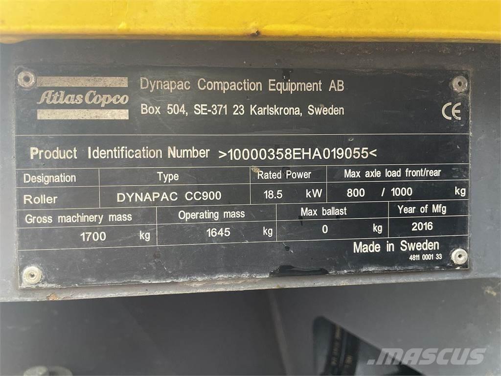 Atlas Copco CC900 Дорожні котки