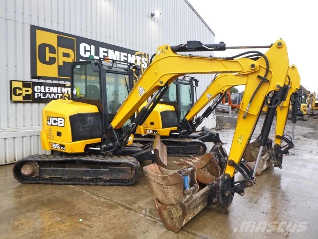 JCB 55 Z-1 Середні екскаватори 7т. - 12т.