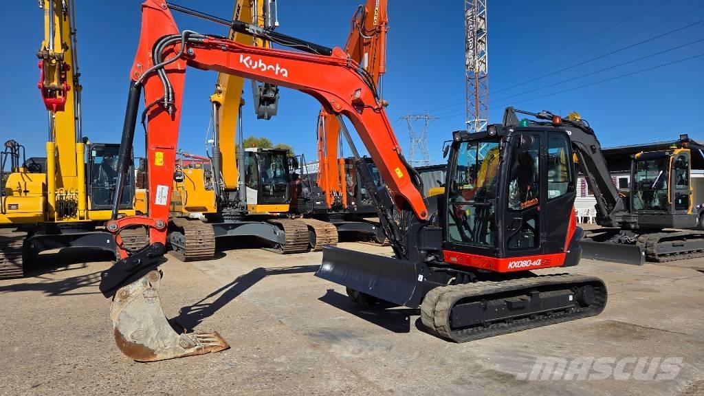 Kubota KX 080-4 Середні екскаватори 7т. - 12т.