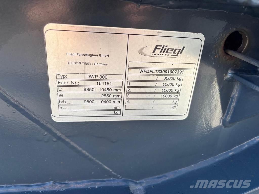 Fliegl 3-AXLE BDF Причепи для перевезення контейнерів