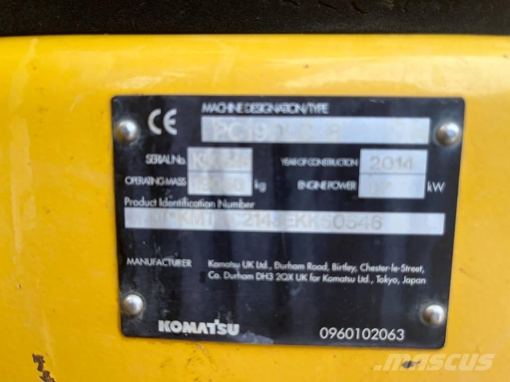 Komatsu PC 190 LC-8 Гусеничні екскаватори