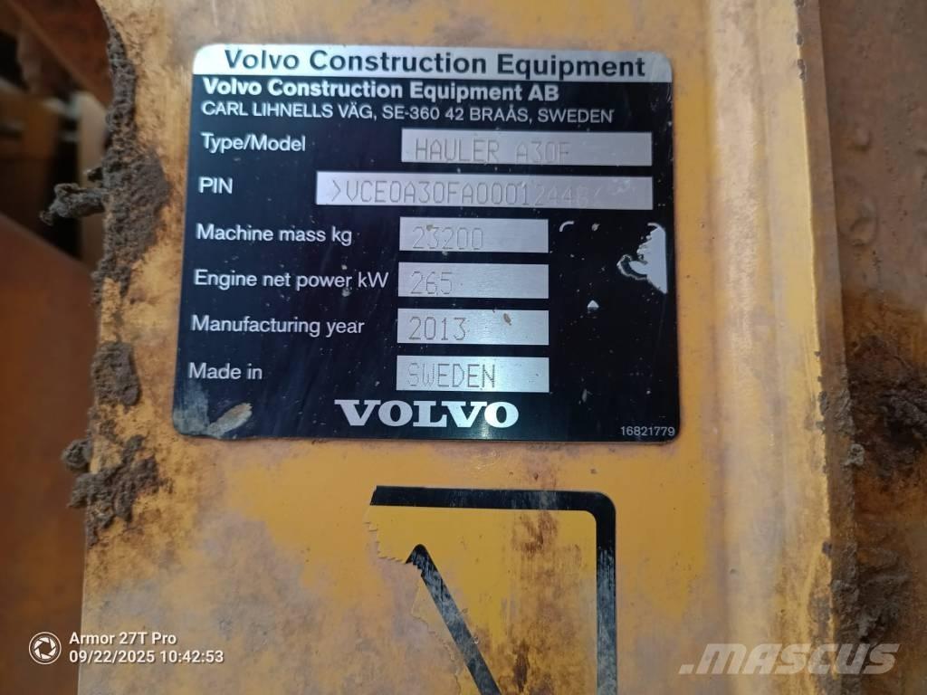 Volvo A 30 F Зчленовані самоскиди