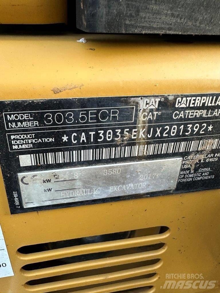 CAT 303.5 E CR Міні-екскаватори < 7т