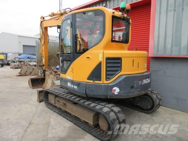 Hyundai R 80 CR-9A Середні екскаватори 7т. - 12т.