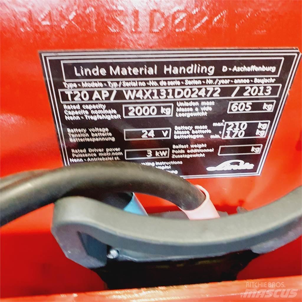 Linde T20AP kurz Штабелери