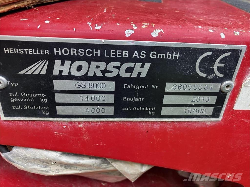 Horsch GS 8000 Причіпні обприскувачі