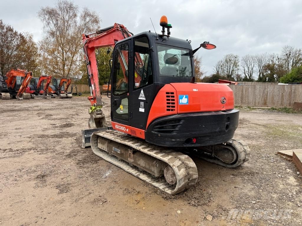 Kubota KX 080-4 Середні екскаватори 7т. - 12т.