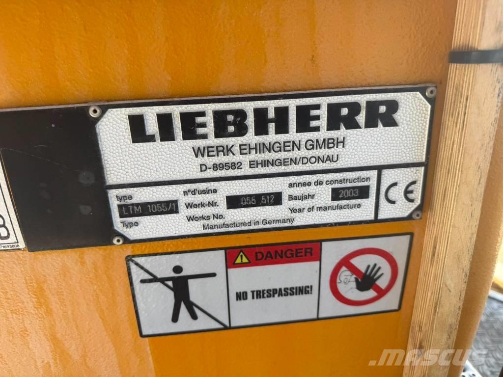Liebherr LTM 1055-1 автокрани