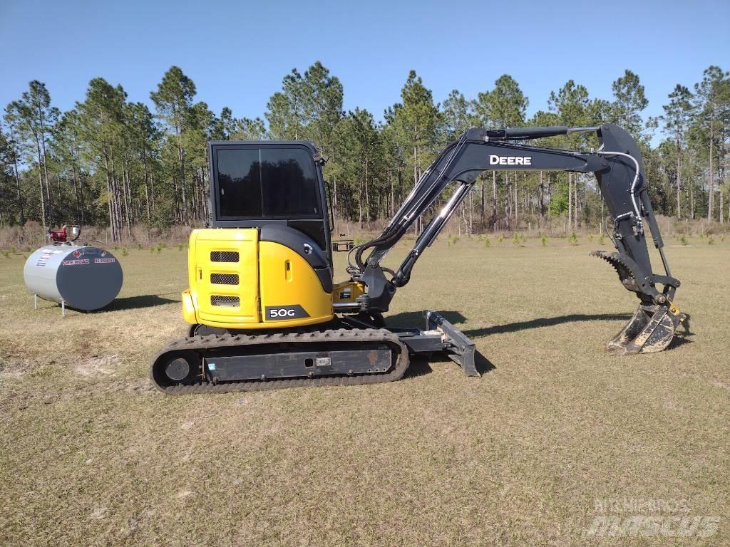 DEERE 50G Міні-екскаватори < 7т