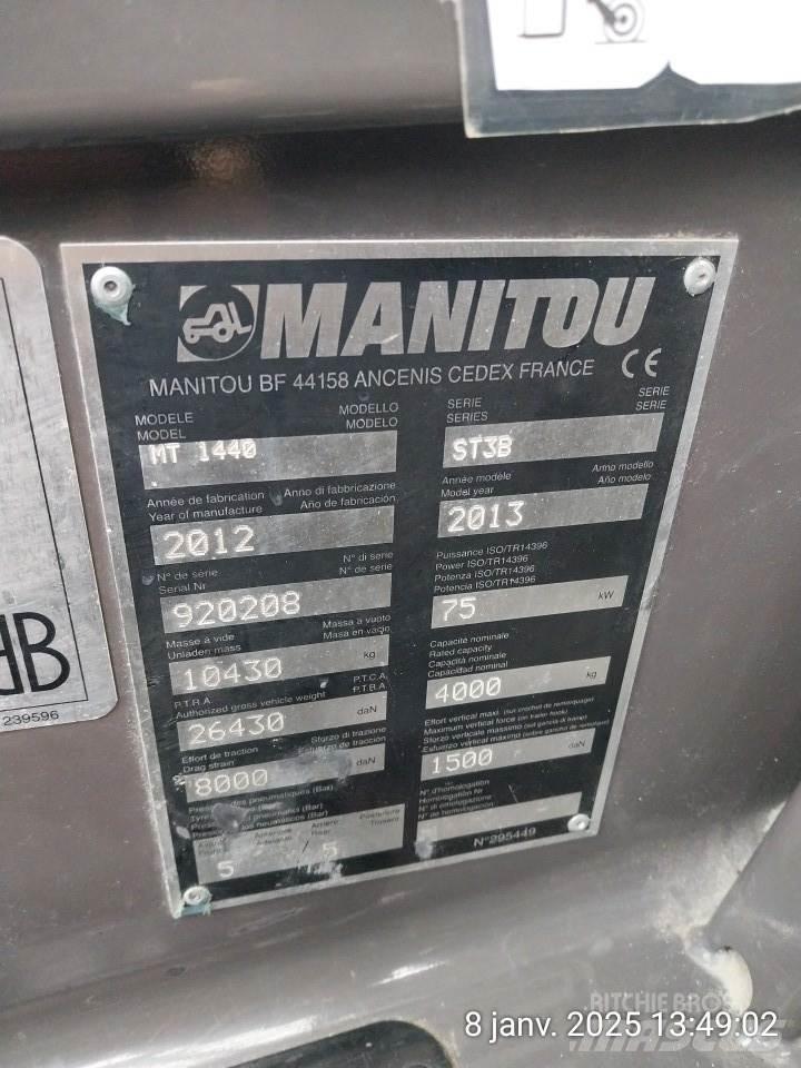 Manitou MT1440 Телескопічні навантажувачі