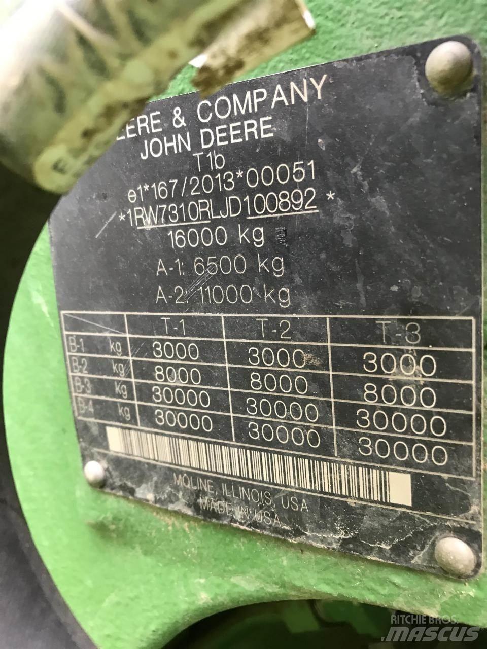 John Deere 7310R Трактори