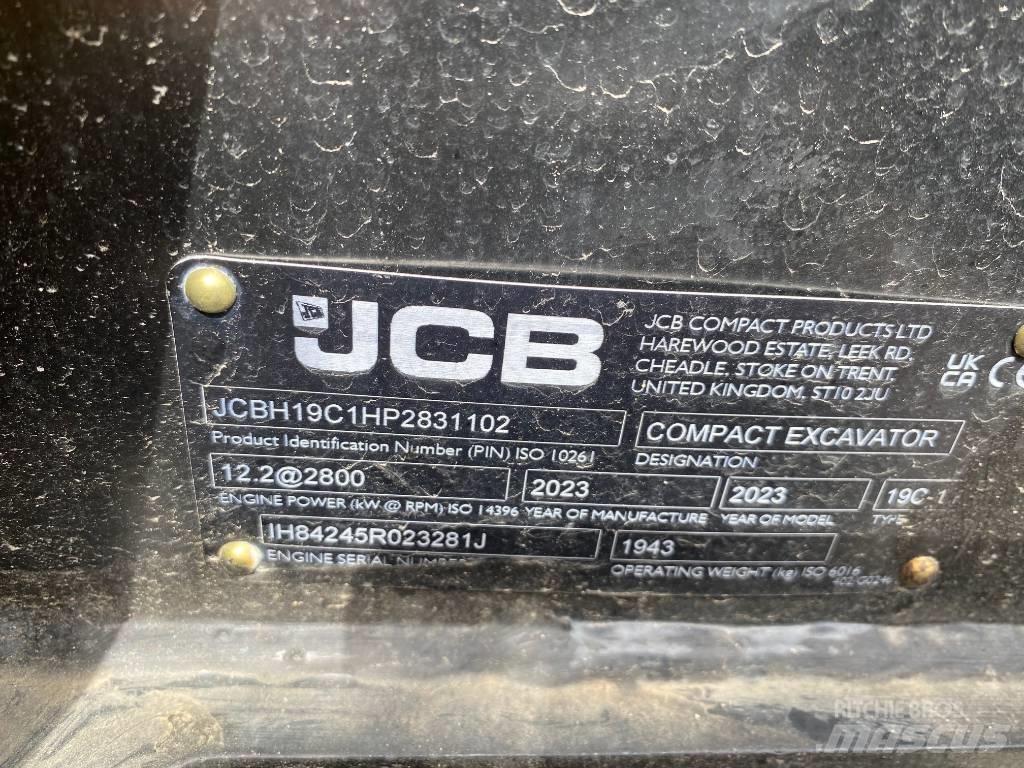 JCB 19 C-1 Міні-екскаватори < 7т