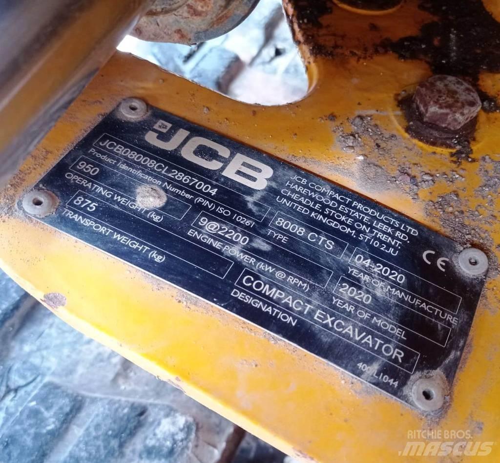 JCB 8008 CTS Міні-екскаватори < 7т
