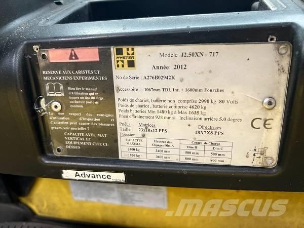 Hyster J2.5XN Електронавантажувачі
