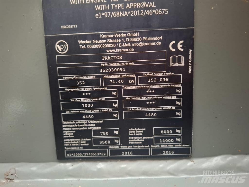 Kramer 8105 Фронтальні навантажувачі