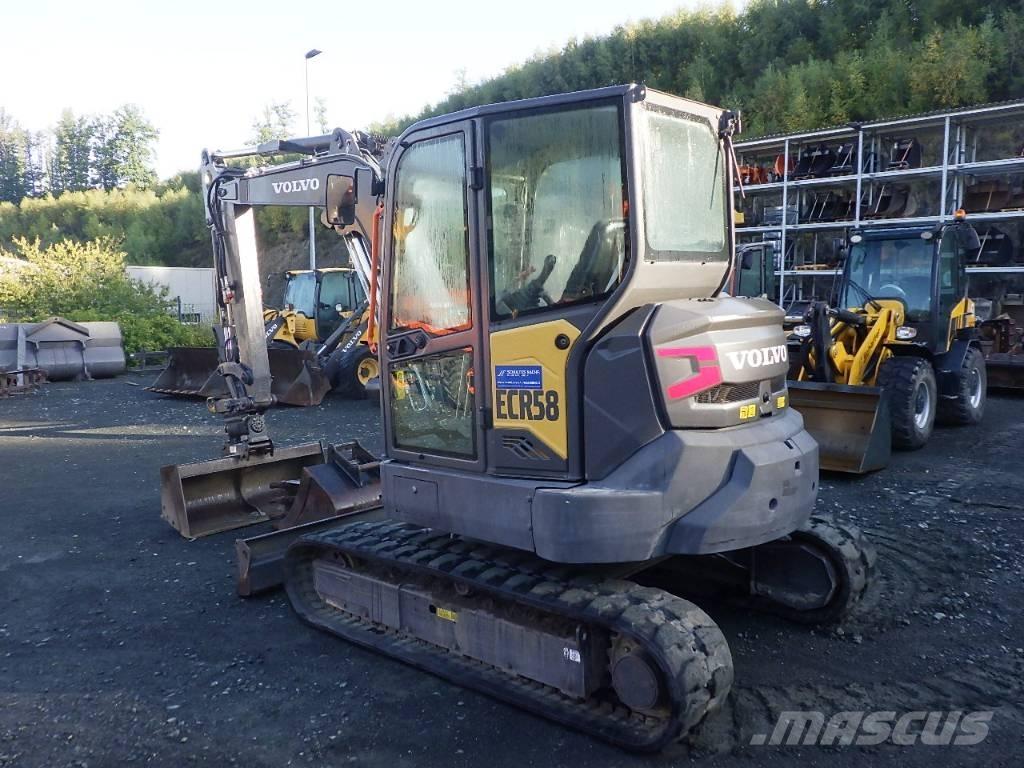 Volvo ECR 58 F Міні-екскаватори < 7т