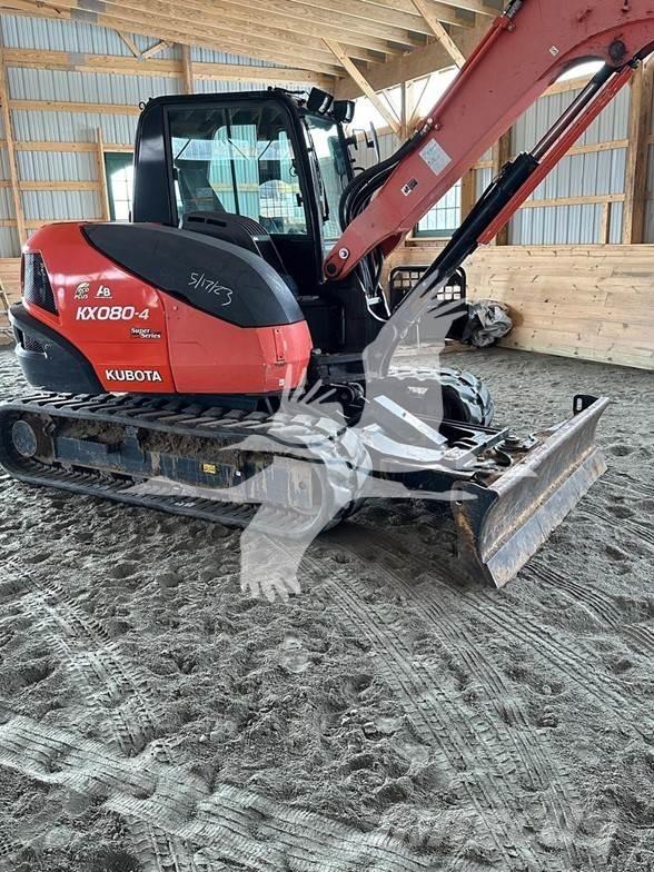 Kubota KX080-4 Гусеничні екскаватори