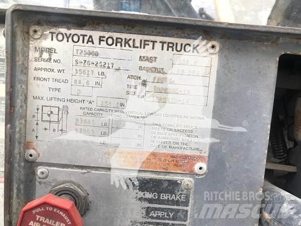 Toyota T2500D Дизельні навантажувачі