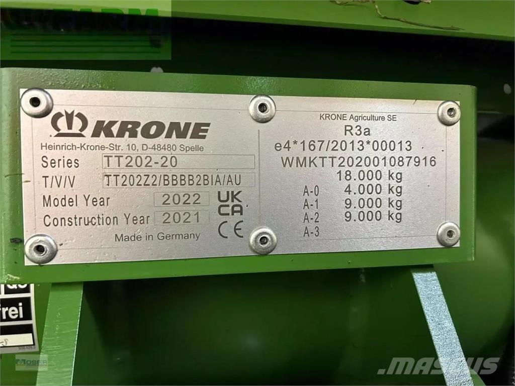 Krone mx 370 gl Інші напівпричепи