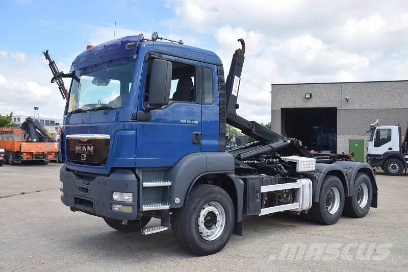 MAN TGS 33.440 Вантажівки з гаковим підйомом