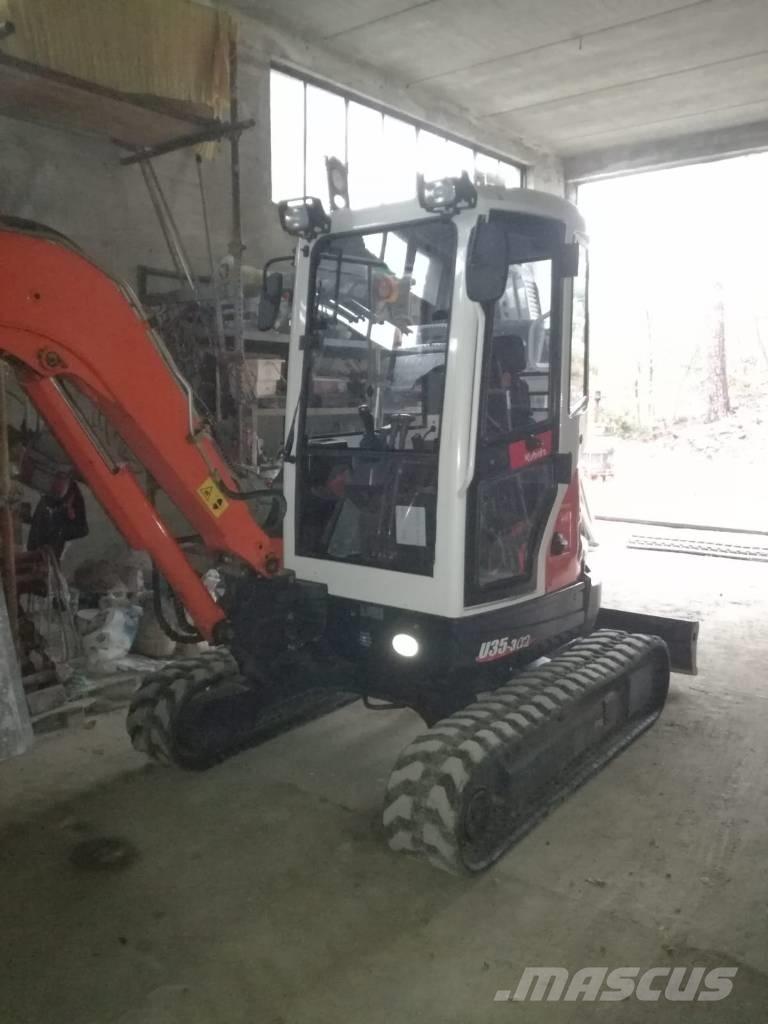 Kubota u35 U35 Міні-екскаватори < 7т