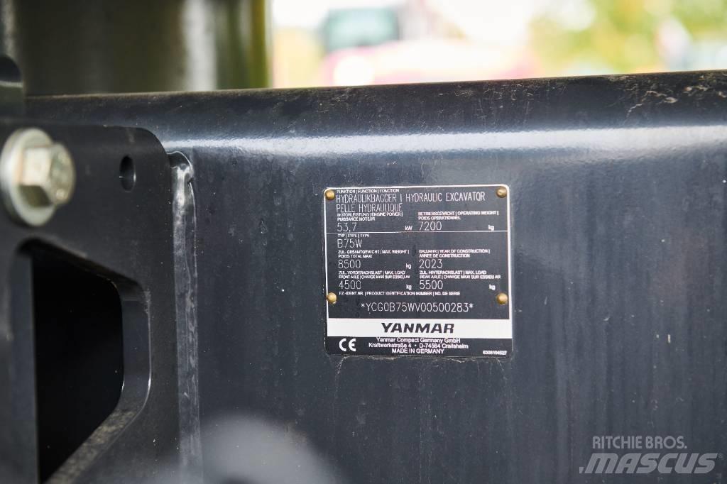 Yanmar B 75 W Колісні екскаватори