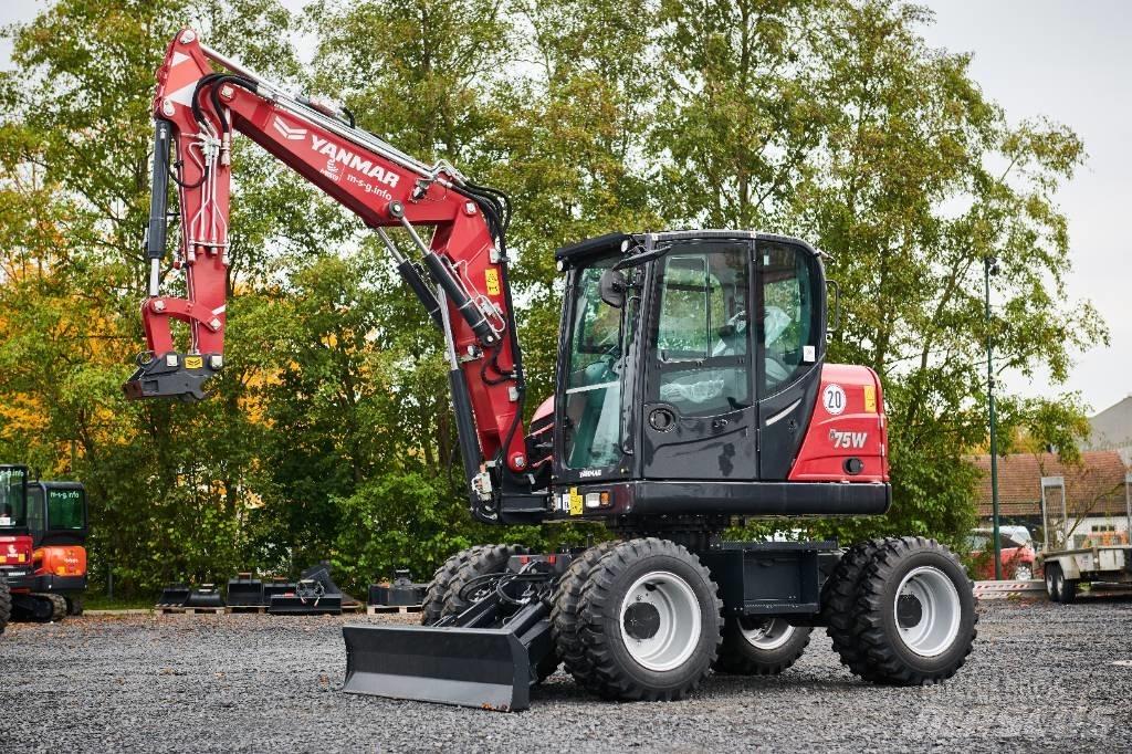 Yanmar B 75 W Колісні екскаватори