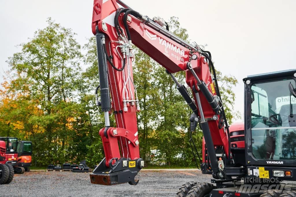 Yanmar B 75 W Колісні екскаватори
